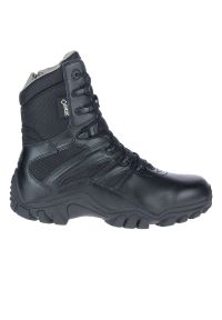 Buty Bates 8 Delta Side Zip E02368 - czarne. Zapięcie: zamek. Kolor: czarny. Materiał: nylon, skóra. Szerokość cholewki: normalna. Technologia: Gore-Tex #1