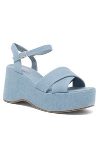 Jenny Fairy Sandały MOBBY KL E2206-101 Niebieski. Kolor: niebieski. Materiał: materiał #1