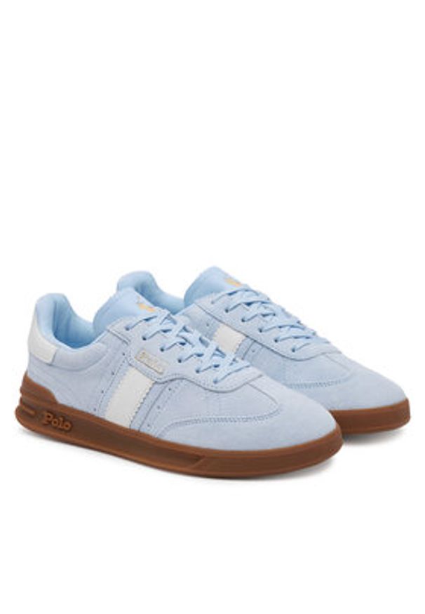 Polo Ralph Lauren Sneakersy Heritage Aera 804956688001 Niebieski. Kolor: niebieski. Materiał: zamsz, skóra