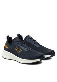 EA7 Emporio Armani Sneakersy X8X149 XK349 U009 Granatowy. Kolor: niebieski. Materiał: materiał