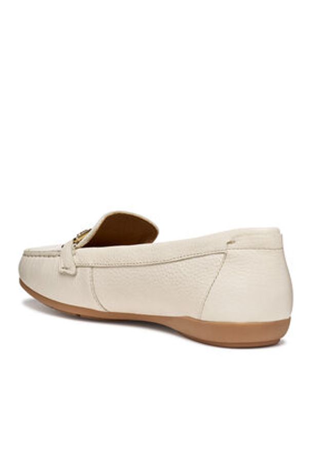 Geox Mokasyny D Annytah Moc B D56BMB-00046 C1122 Beżowy. Kolor: beżowy. Materiał: skóra