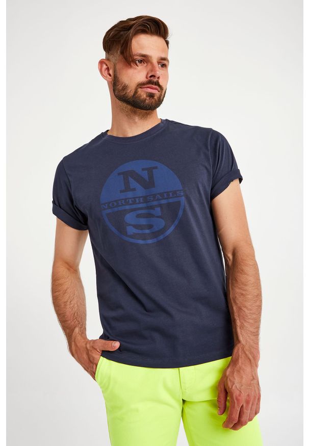 North Sails - T-SHIRT NORTH SAILS. Materiał: włókno, bawełna