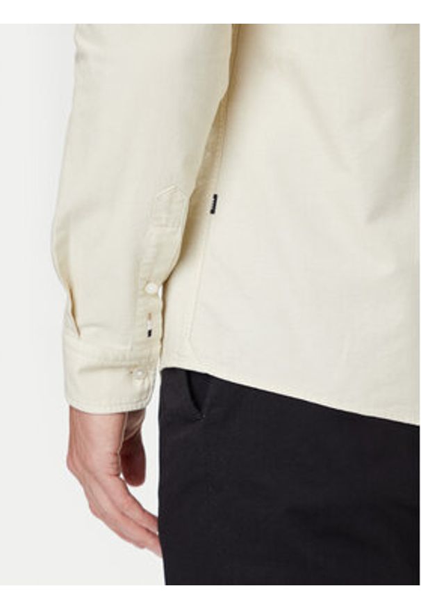 BOSS Koszula H-Roan 50544917 Biały Slim Fit. Kolor: biały. Materiał: bawełna