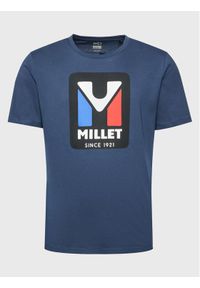 Millet T-Shirt Haritage Ts Ss M Miv9659 Granatowy Regular Fit. Kolor: niebieski. Materiał: bawełna