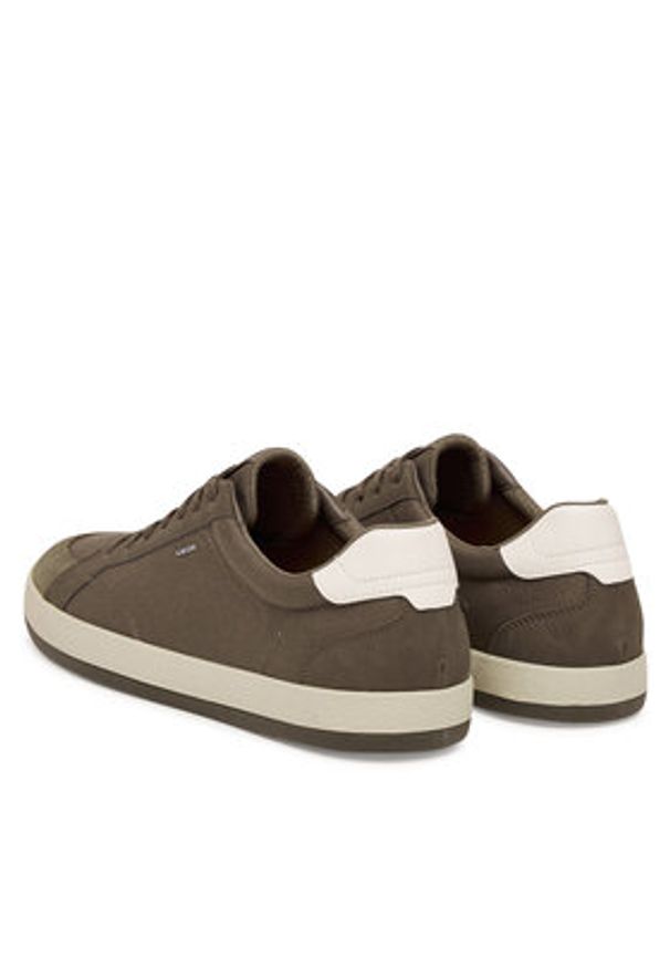 Geox Sneakersy U Serifos U65LSF 010EK C1018 Brązowy. Kolor: brązowy. Materiał: materiał