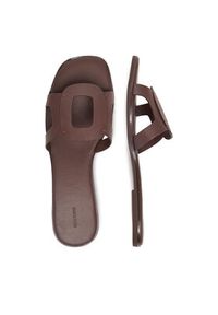 Gino Rossi - GINO ROSSI Klapki C-V2320-15-1 Brązowy. Kolor: brązowy. Materiał: skóra #7