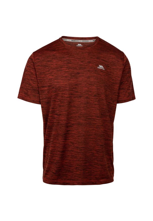 TRESPASS - T-shirt sportowy męski Kearsley. Kolor: pomarańczowy