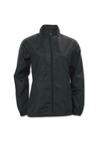 Kurtka do biegania damska Joma Galia przeciwdeszczowa. Kolor: czarny. Sport: bieganie