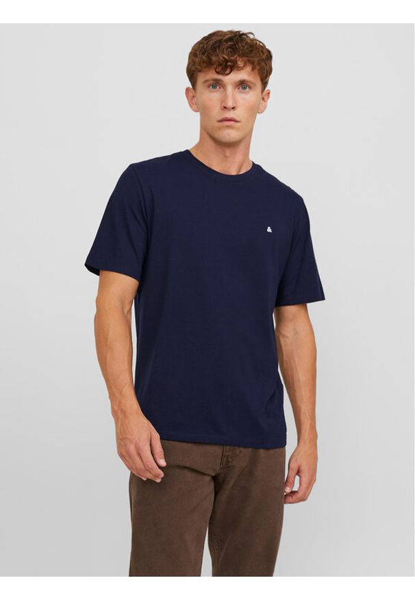 Jack & Jones - Jack&Jones T-Shirt Paulos 12245087 Niebieski Standard Fit. Kolor: niebieski. Materiał: bawełna