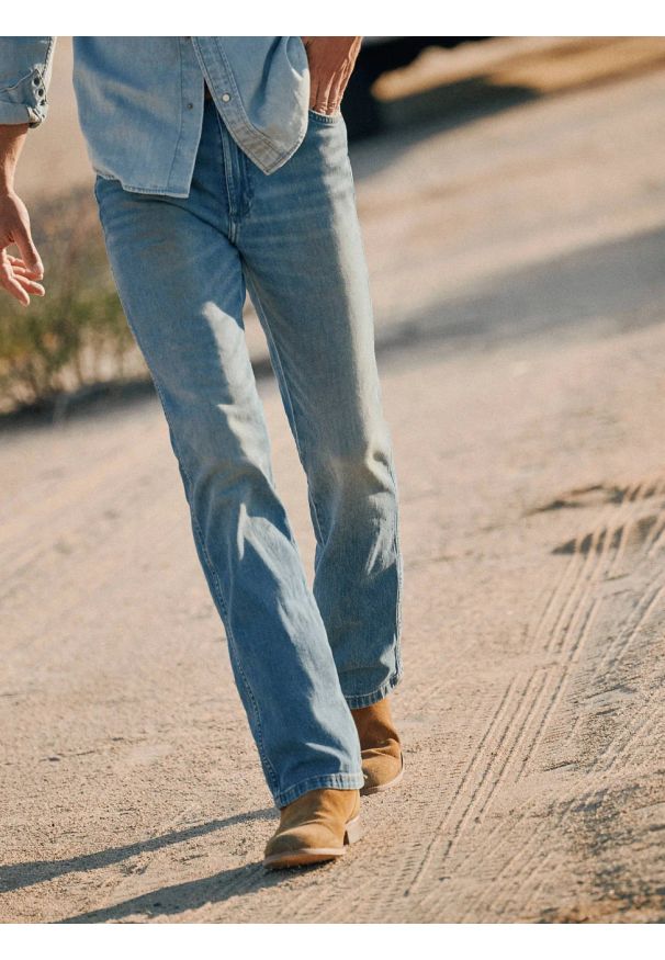 Wrangler - MESKIE SPODNIE WRANGLER WRANCHER HARBOR BLUE 112377838