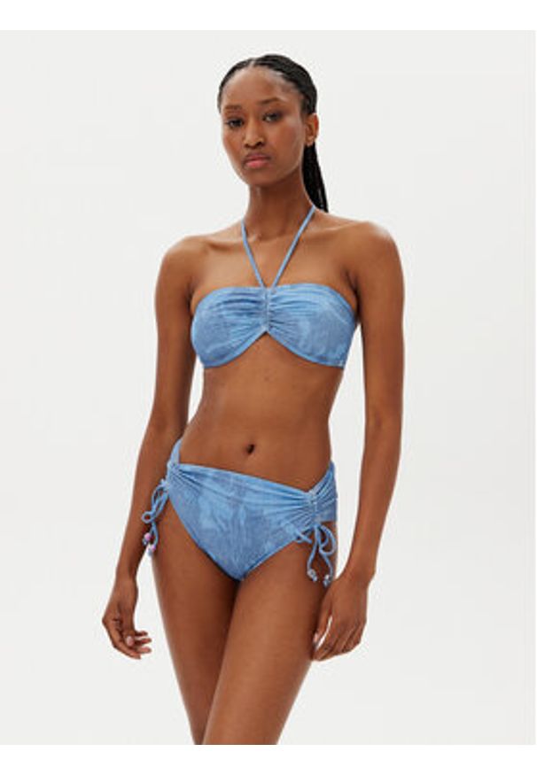 Chantelle Góra od bikini Easy Pop C22JPK Niebieski. Kolor: niebieski. Materiał: syntetyk