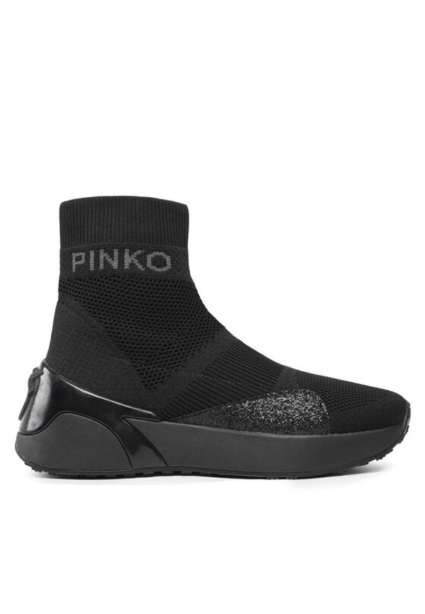 Pinko Sneakersy Stockton Sneaker AI 23-24 BLKS1 101785 A15G Czarny. Kolor: czarny. Materiał: materiał
