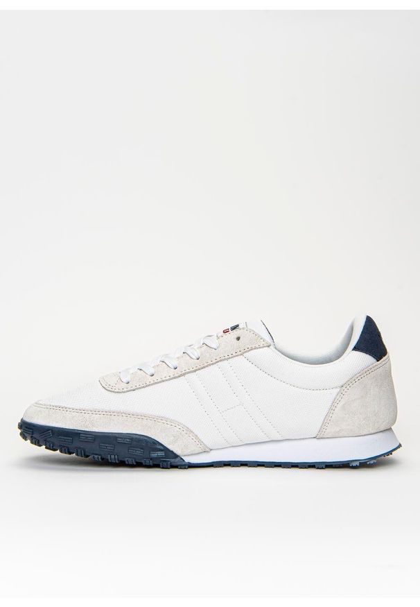 Buty sportowe męskie Tommy Jeans Low Profile Mix Runner Retro (EM0EM00613-YBI). Kolor: biały