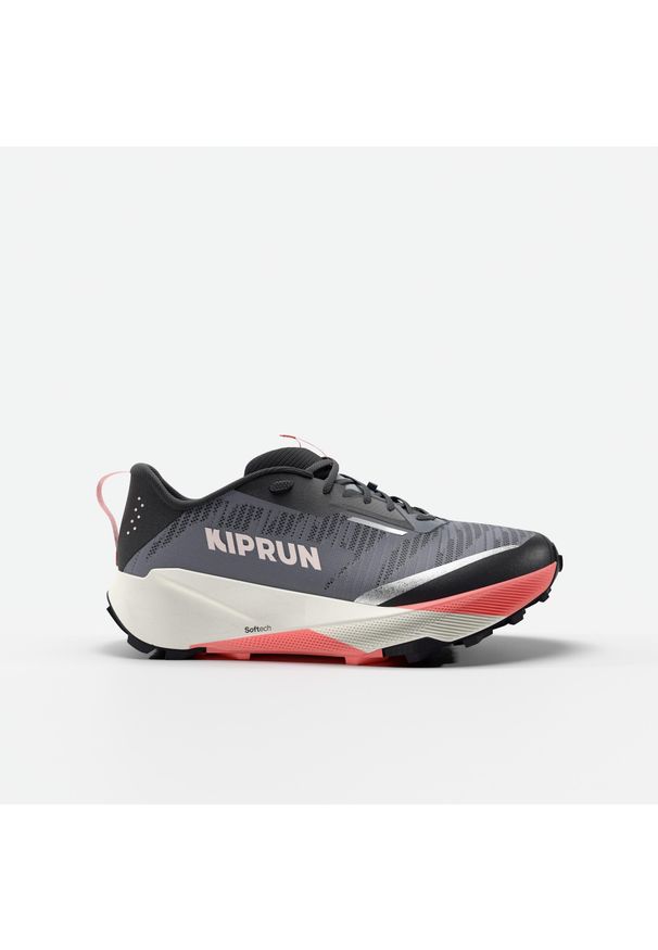 KIPRUN - Buty do biegania w terenie damskie Kiprun Kipsummit. Kolor: szary, wielokolorowy, czarny. Sport: bieganie