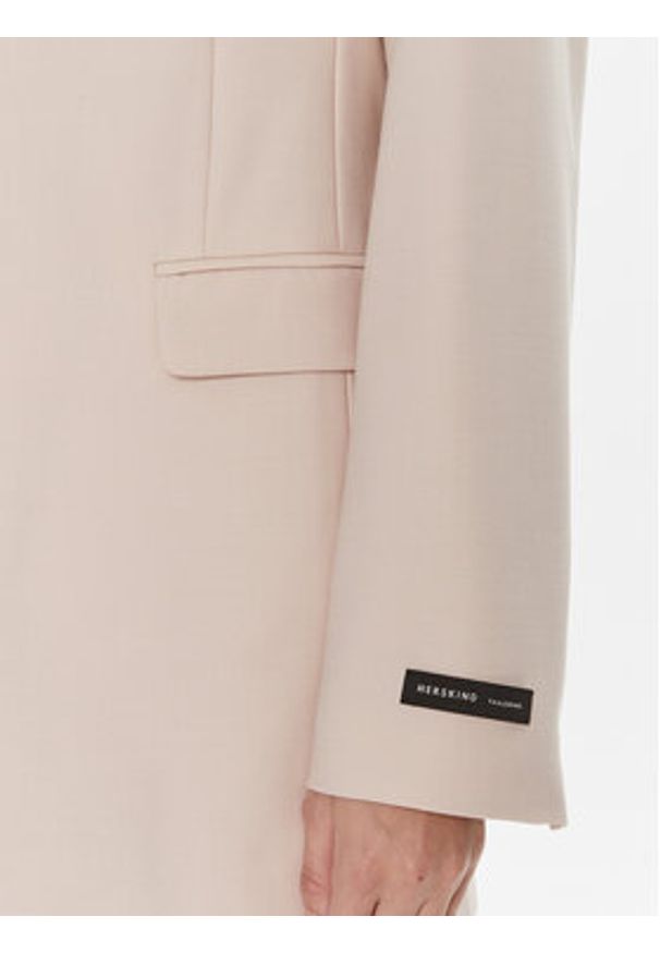Herskind Marynarka Lilith 5010993 Beżowy Regular Fit. Kolor: beżowy. Materiał: syntetyk
