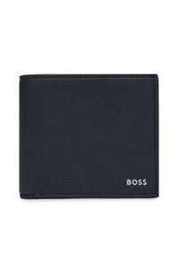 BOSS - Duży Portfel Męski Boss. Kolor: niebieski #1