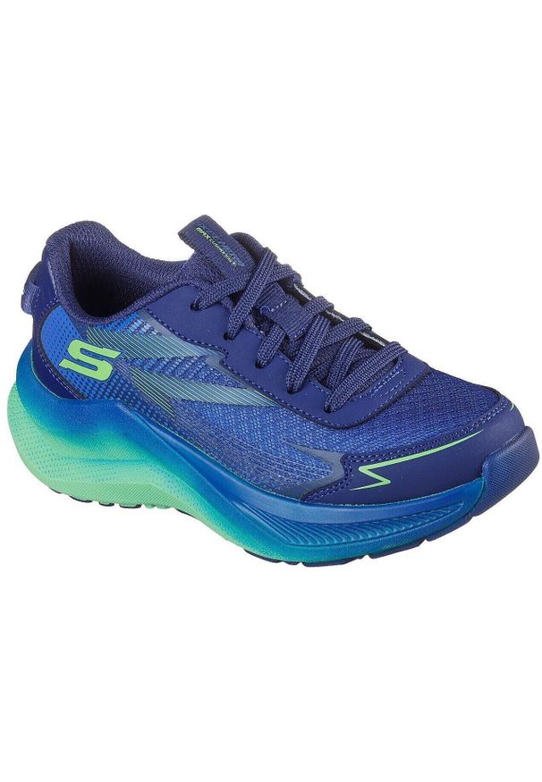 skechers - Adidasy Skechers Max Cushioning Ascender - Sta, Dzieci. Okazja: na uczelnię. Kolor: niebieski. Materiał: materiał. Model: Skechers Sport. Sport: joga i pilates