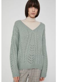 medicine - Medicine - Sweter Bohemian. Kolor: zielony. Materiał: dzianina. Wzór: ze splotem #1