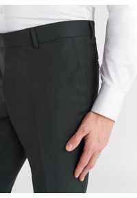 Pako Lorente - PAKO LORENTE – Zielone eleganckie spodnie męskie. Kolor: zielony. Styl: elegancki #4