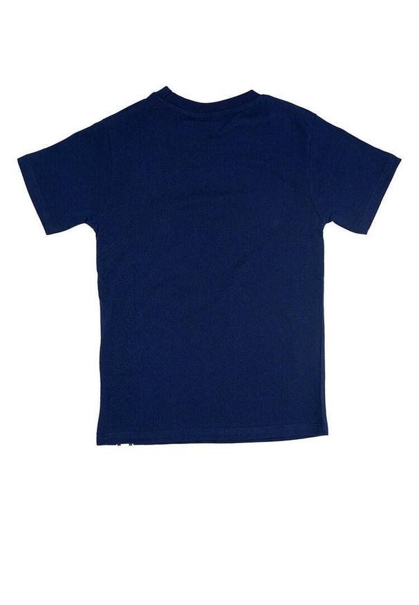 LEONE 1947 APPAREL - Dziecięca koszulka Leone z krótkim rękawkiem College. Kolor: niebieski. Długość rękawa: krótki rękaw. Długość: krótkie. Sport: joga i pilates