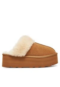 DeeZee Kapcie DZ-AW12 Brązowy. Kolor: brązowy. Materiał: materiał