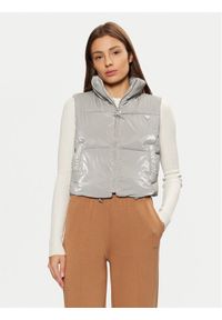 Guess Bezrękawnik V5RL00 WGUJ0 Szary Regular Fit. Kolor: szary. Materiał: syntetyk. Długość rękawa: bez rękawów #1