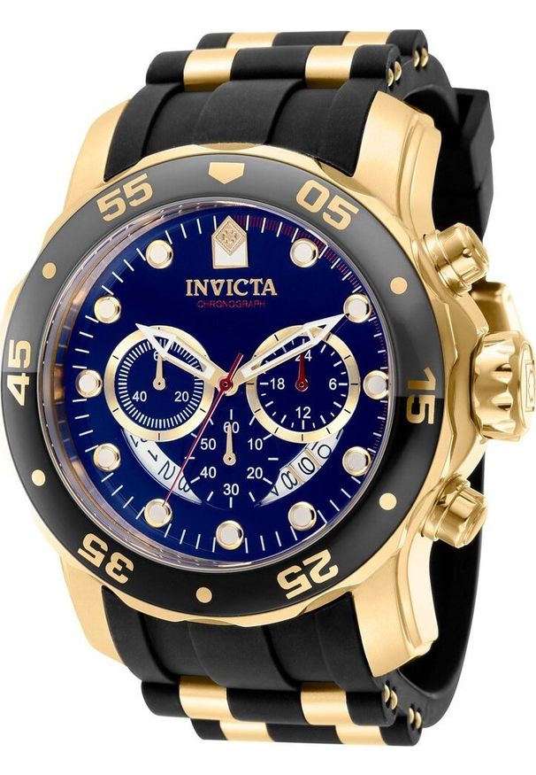 Zegarek Invicta Zegarek marki Invicta model 372 kolor Czarny. Akcesoria męski. Sezon: Cały rok NoSize. Kolor: czarny
