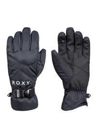 Rękawice narciarskie damskie Roxy Jetty. Kolor: czarny. Materiał: poliester. Sezon: zima. Sport: narciarstwo #1