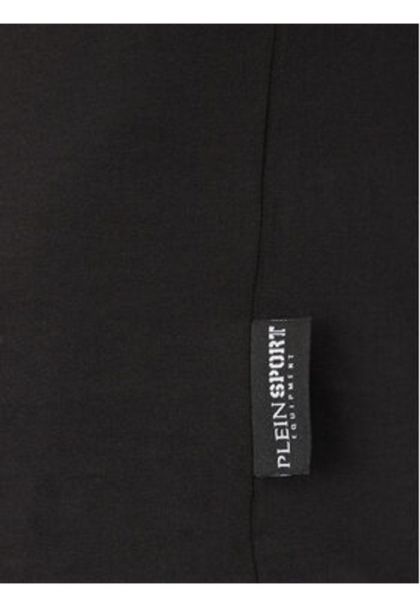 Plein Sport T-Shirt SAEC MTK8009 STE001N Czarny Regular Fit. Kolor: czarny. Materiał: bawełna. Styl: sportowy