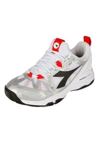 Buty damskie Diadora SPEED BLUSHIELD FLY 2 CLAY. Kolor: biały, wielokolorowy, czarny, szary #1