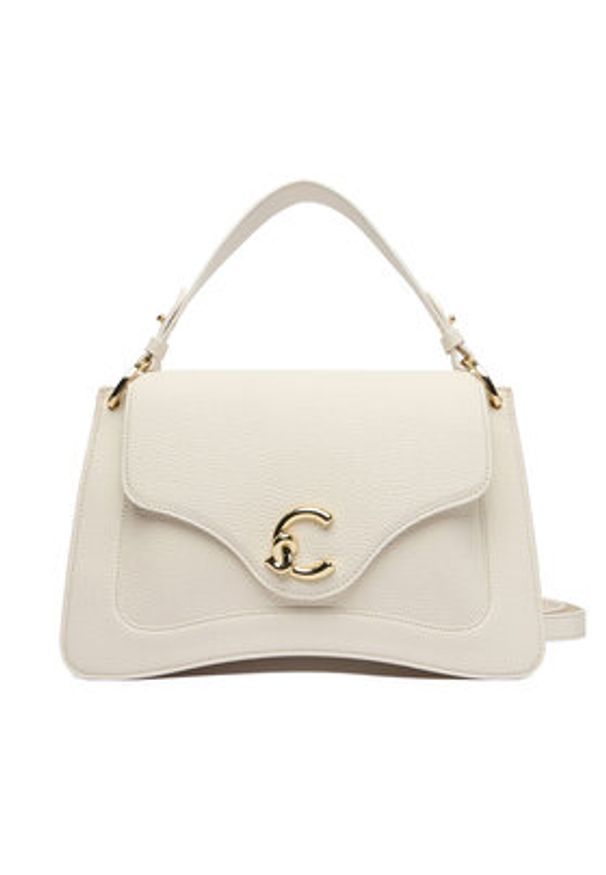 Coccinelle Torebka 314772 Biały. Kolor: kremowy. Materiał: skórzane