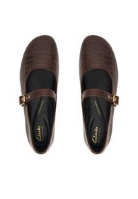 Clarks Baleriny Livia Jane 26327192 Brązowy. Kolor: brązowy. Materiał: skóra #6