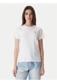 Guess Jeans T-Shirt W4YI10 J1314 Biały Regular Fit. Kolor: biały. Materiał: bawełna #1