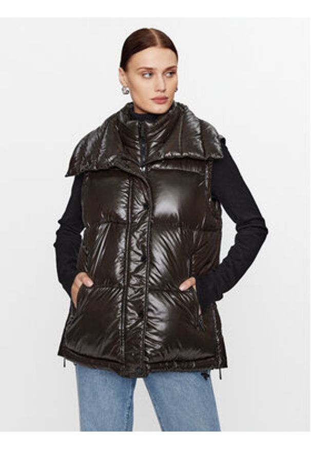 MICHAEL Michael Kors Kurtka puchowa 77C6136M42 Brązowy Regular Fit. Kolor: brązowy. Materiał: syntetyk