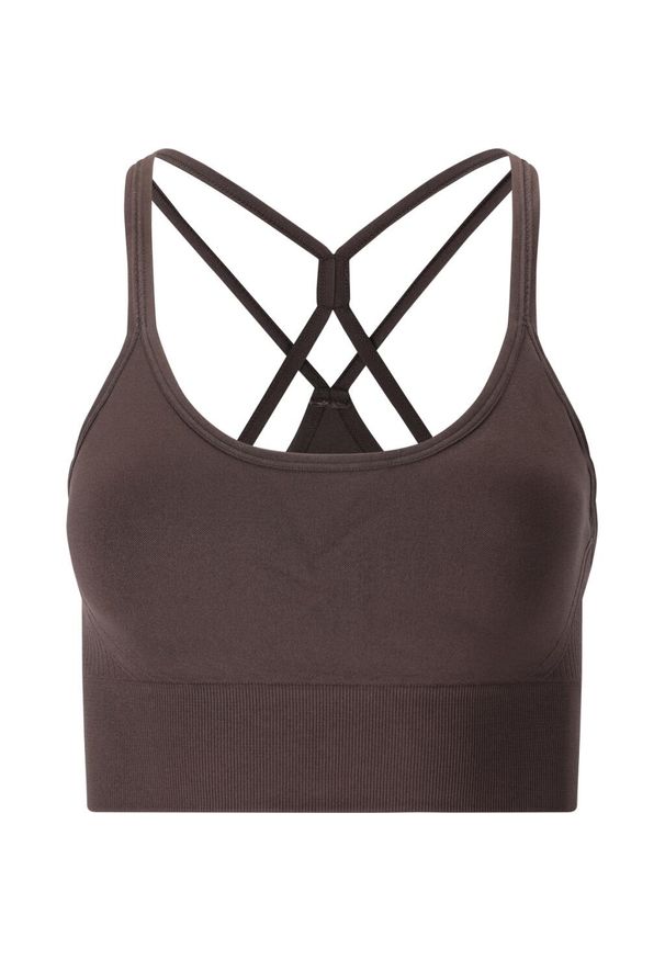 Biustonosz dla kobiet Athlecia Foan V3. Kolor: czarny, brązowy, beżowy, wielokolorowy. Sport: fitness