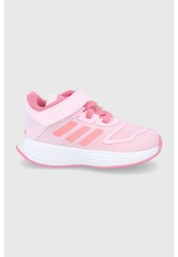 Adidas - adidas - Buty dziecięce Duramo 10 El I GZ1054. Nosek buta: okrągły. Zapięcie: rzepy. Kolor: różowy. Materiał: guma