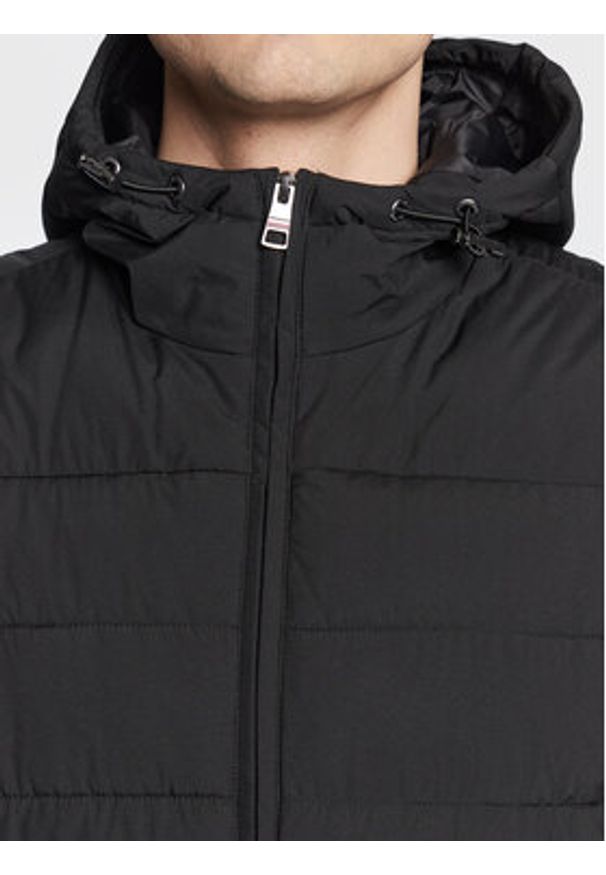 TOMMY HILFIGER - Tommy Hilfiger Kurtka zimowa MW0MW29010 Czarny Regular Fit. Kolor: czarny. Materiał: syntetyk. Sezon: zima