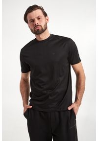 Emporio Armani - T-shirt męski EMPORIO ARMANI. Materiał: bawełna, materiał. Wzór: nadruk