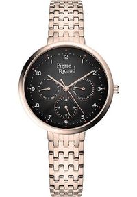 Zegarek Pierre Ricaud Zegarek damski Pierre Ricaud P22089.9124QF różowe złoto. Kolor: złoty, wielokolorowy, różowy #1