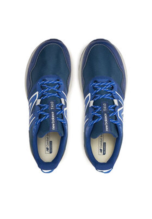 New Balance Buty do biegania T410 MT410CH8 Niebieski. Kolor: niebieski. Materiał: skóra