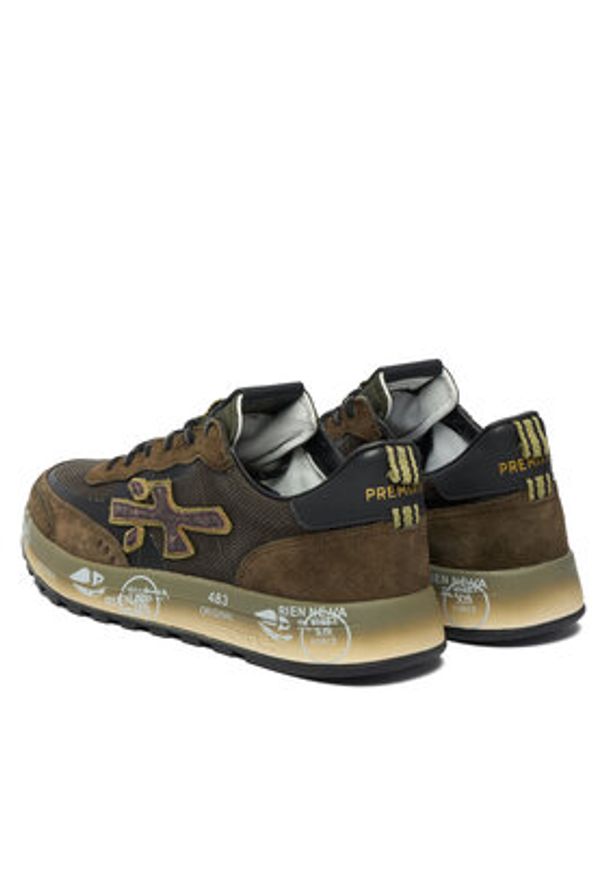 Premiata Sneakersy Nous Var 7731 Brązowy. Kolor: brązowy. Materiał: skóra