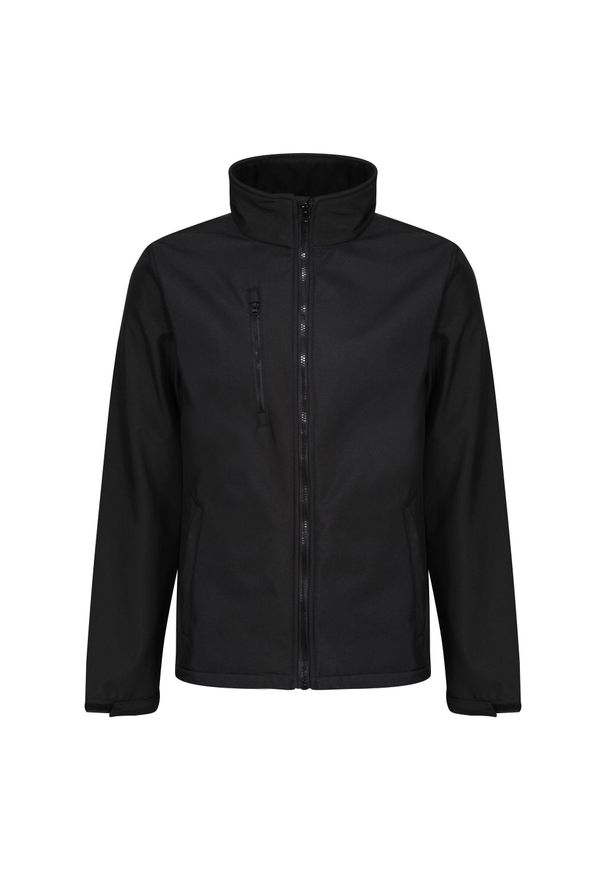 Regatta - Męski Softshell Ablaze. Kolor: czarny. Materiał: softshell. Sport: turystyka piesza