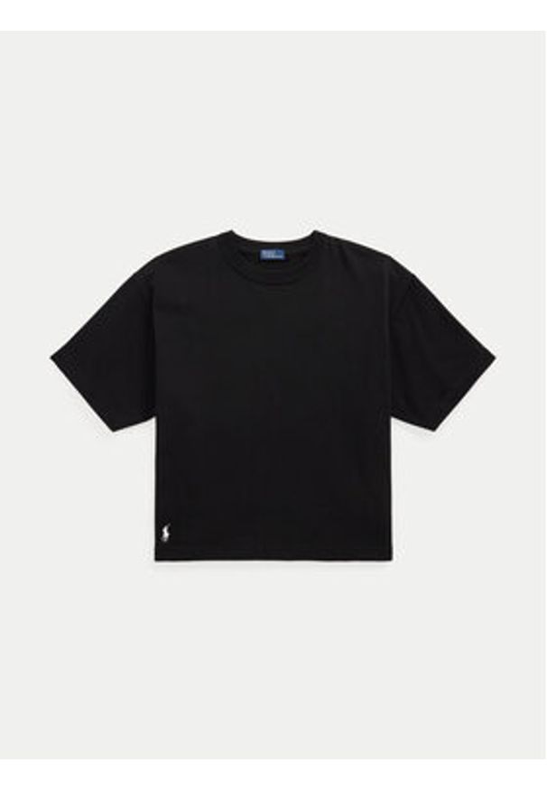 Polo Ralph Lauren T-Shirt 211967106002 Czarny Relaxed Fit. Typ kołnierza: polo. Kolor: czarny. Materiał: bawełna