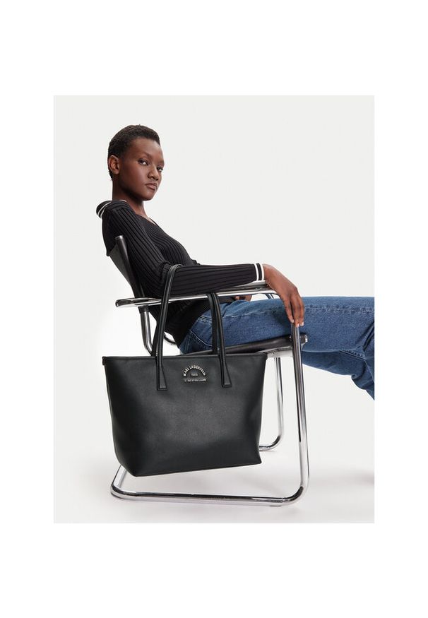 Karl Lagerfeld - Torebka KARL LAGERFELD. Kolor: czarny