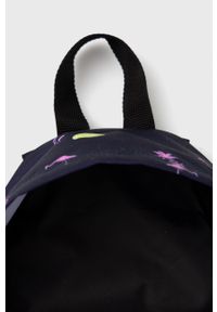 Eastpak plecak damski kolor fioletowy mały wzorzysty. Kolor: fioletowy