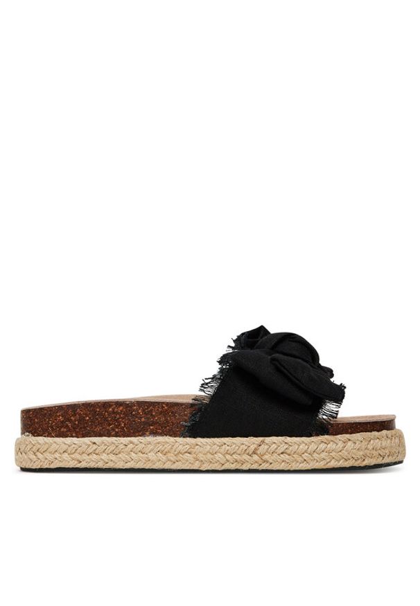 DeeZee Espadryle 92529 Czarny. Kolor: czarny. Materiał: materiał