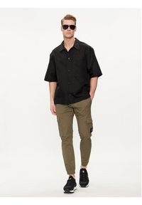 Calvin Klein Jeans Koszula J30J325173 Czarny Relaxed Fit. Kolor: czarny. Materiał: bawełna, len #3