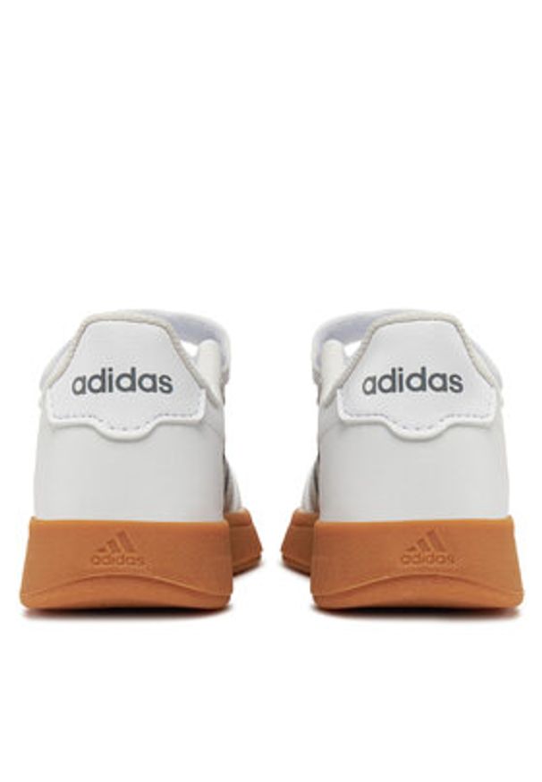 Adidas - adidas Sneakersy Breaknet 2.0 JI0962 Biały. Kolor: biały. Materiał: skóra
