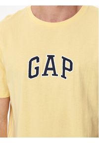 GAP - Gap T-Shirt 570044-10 Żółty Regular Fit. Kolor: żółty. Materiał: bawełna #5