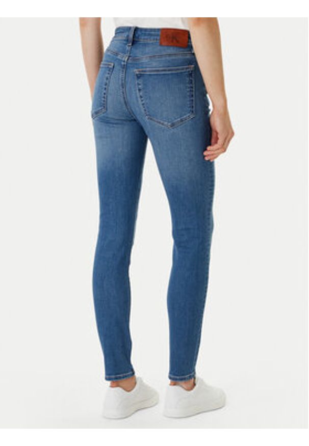 Calvin Klein Jeans Jeansy LV047F704G Niebieski Skinny Fit. Kolor: niebieski
